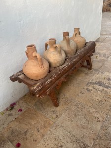 The hotel decor was classic