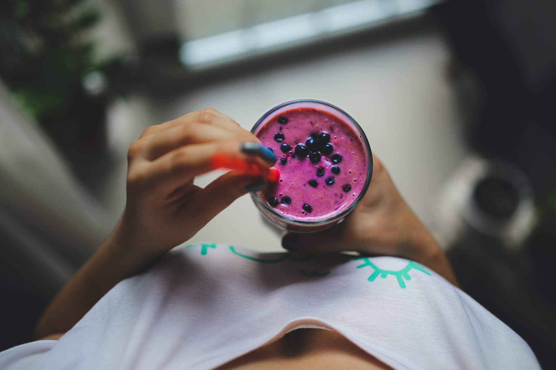 tasty blueberry smoothies contain high levels of soluble fibre 